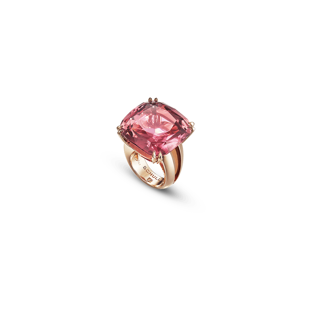18k Rose Gold Rings Tourmaline - Lune Rose