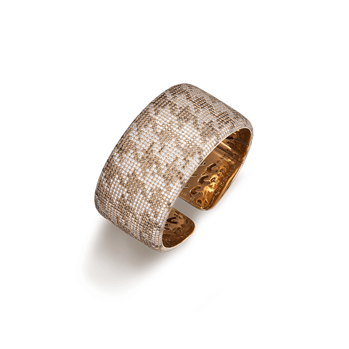18K Roségold Armbänder Diamant - Vichy II Champagne