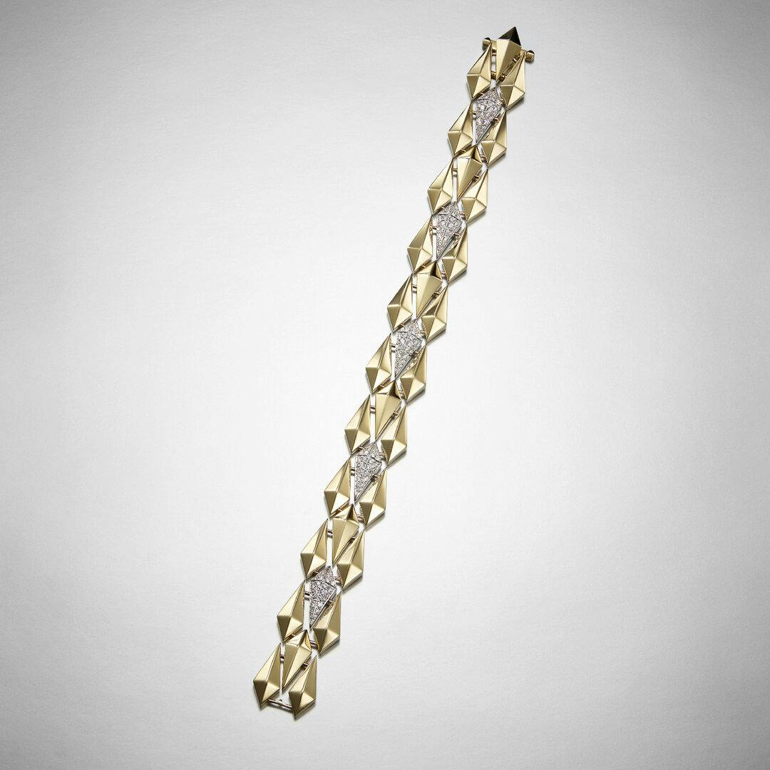 18k Rose Gold Bracelets Diamond - Tapers II