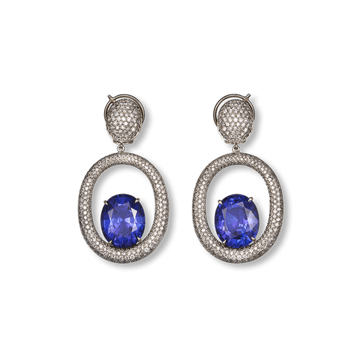 18k White Gold Earrings Other and Diamond - Vasilissa