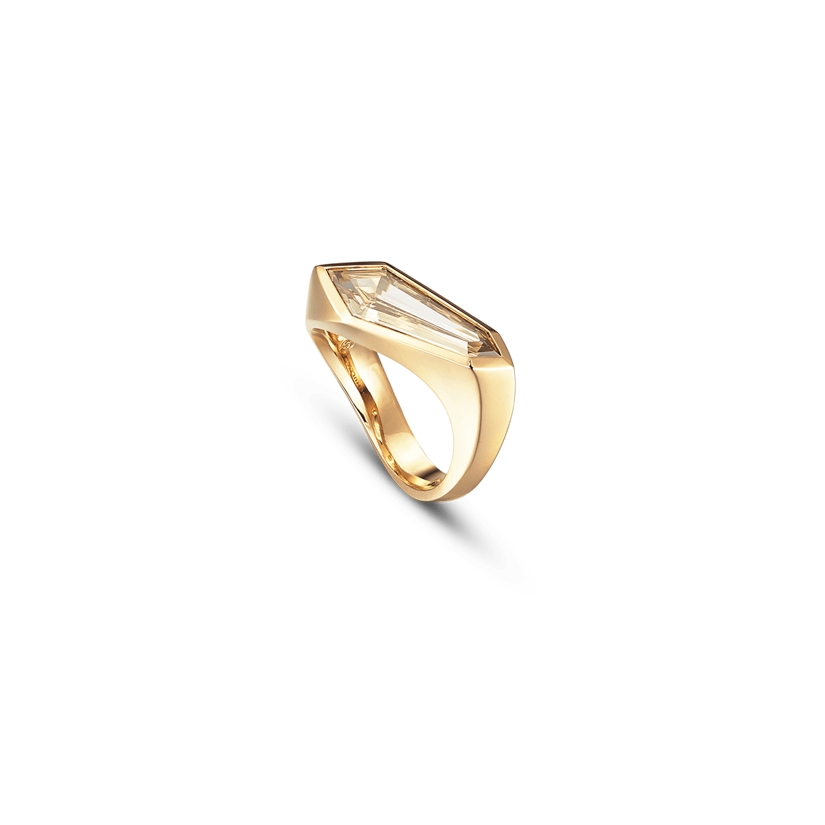 18K Roségold Ringe Diamant - Twist Champagne
