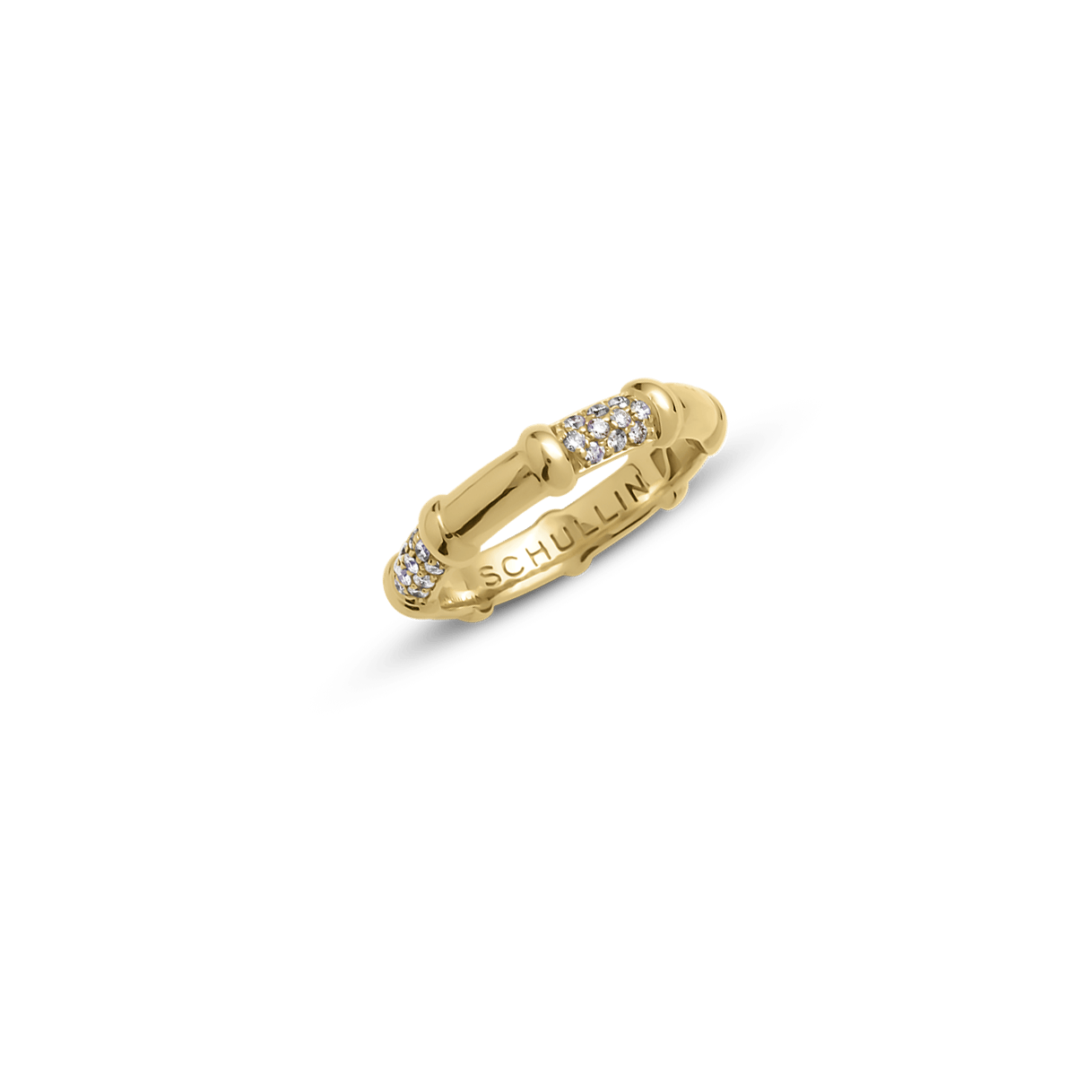 18K Roségold Ringe Diamant - Bamboo Rose