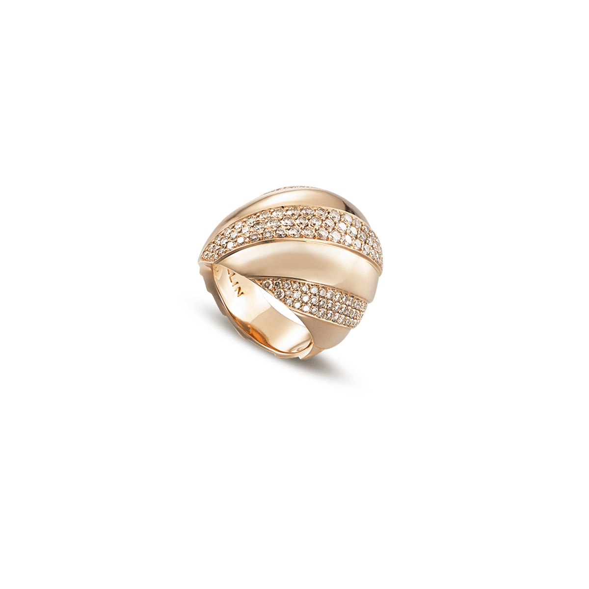 18K Roségold Ringe Diamant - Armadillo