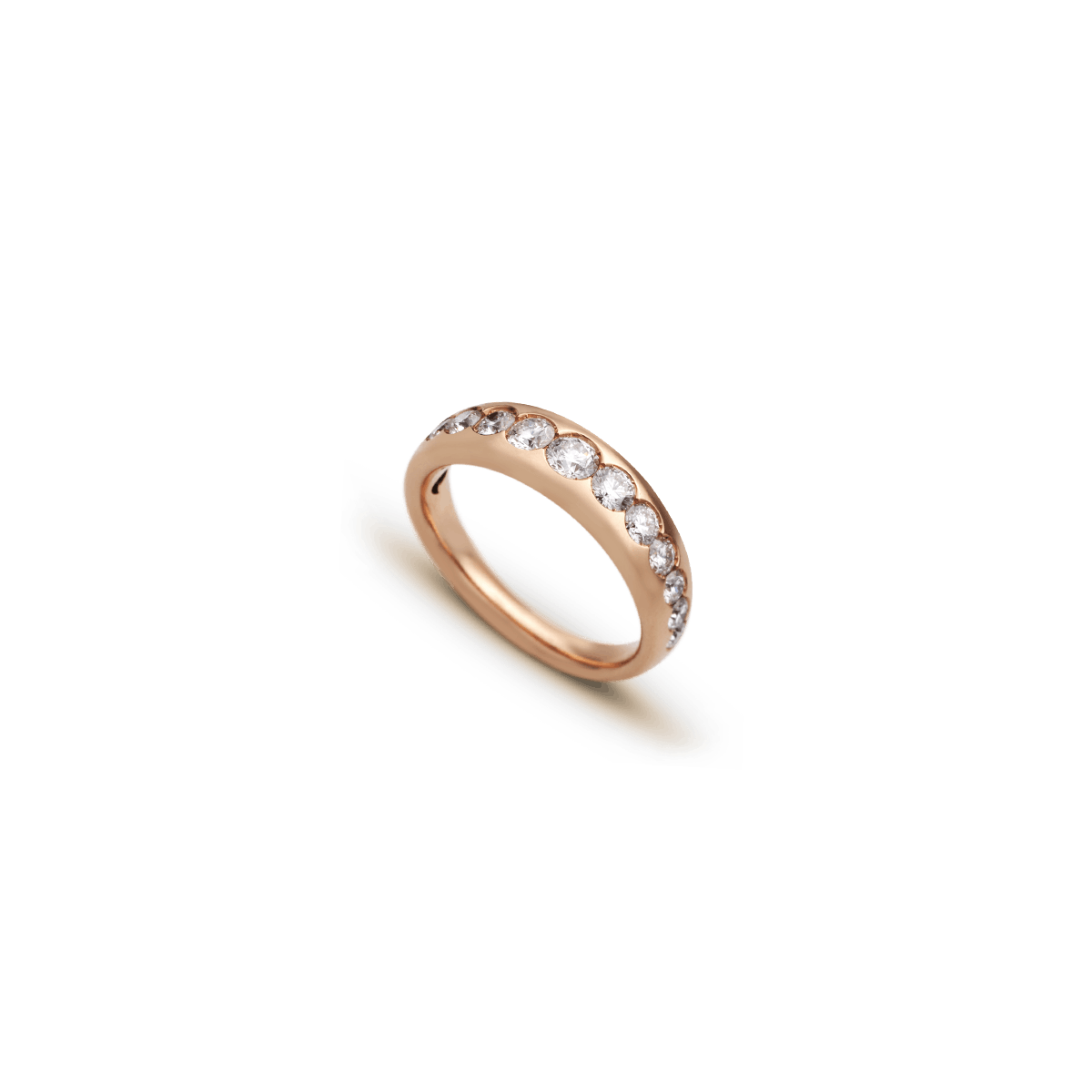 18K Roségold Ringe Diamant - Demi