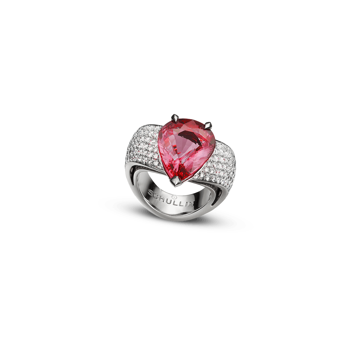 18k White Gold Rings Diamond and Sapphire - Kite