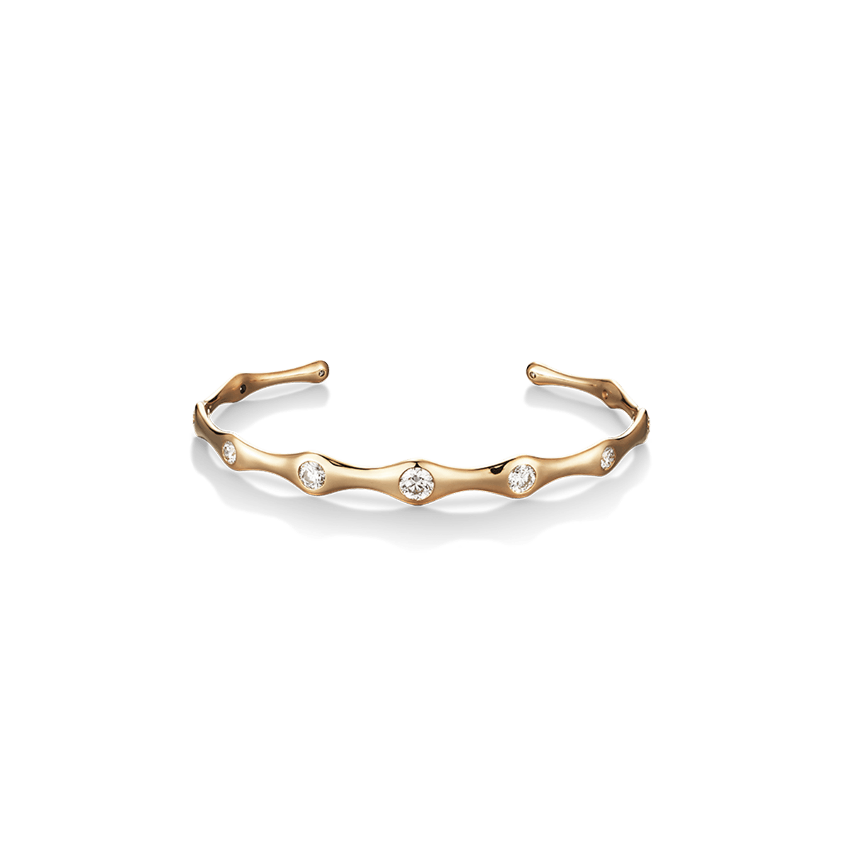 18K Roségold Armbänder Diamant - Amorph
