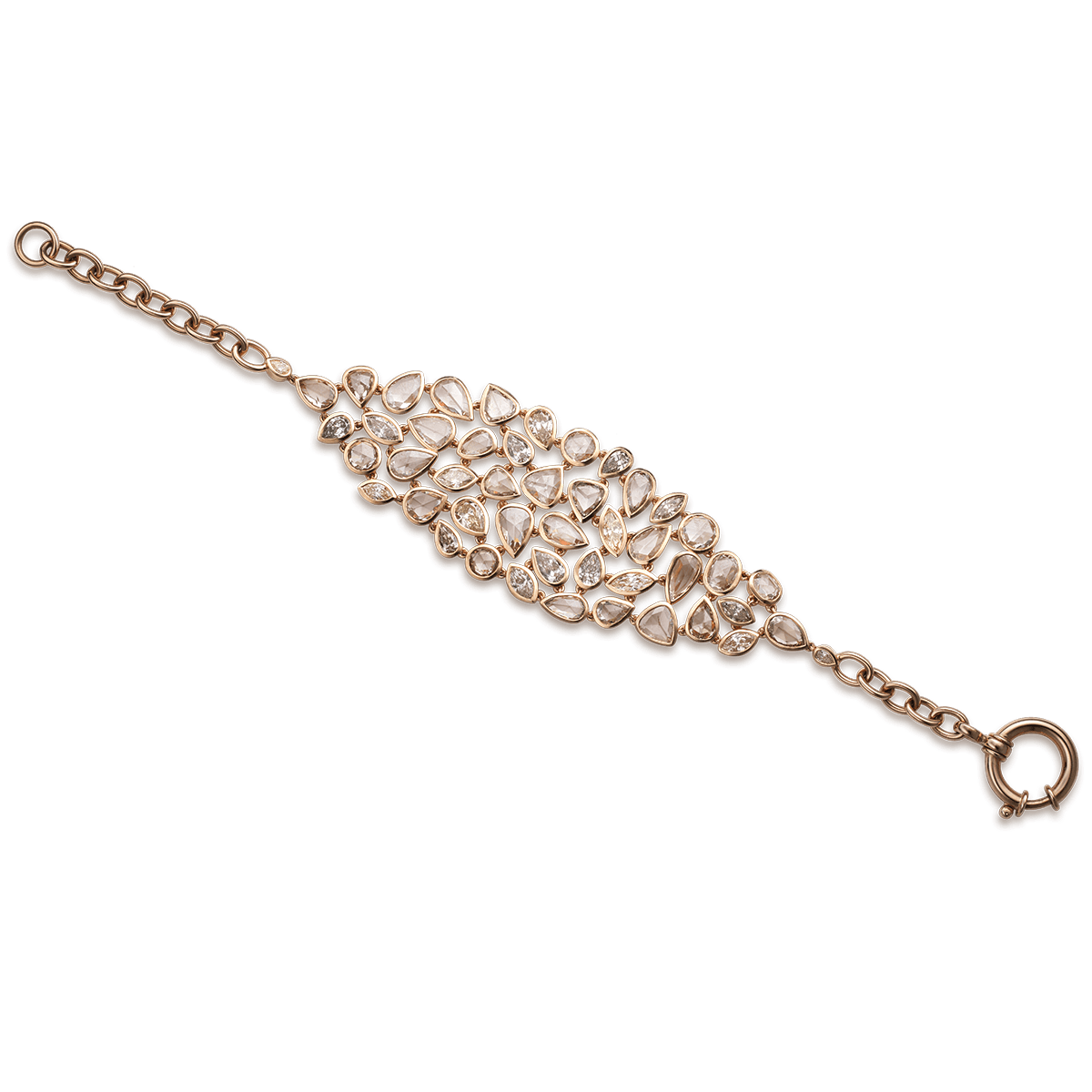 18k Rose Gold Bracelets Diamond - Praso