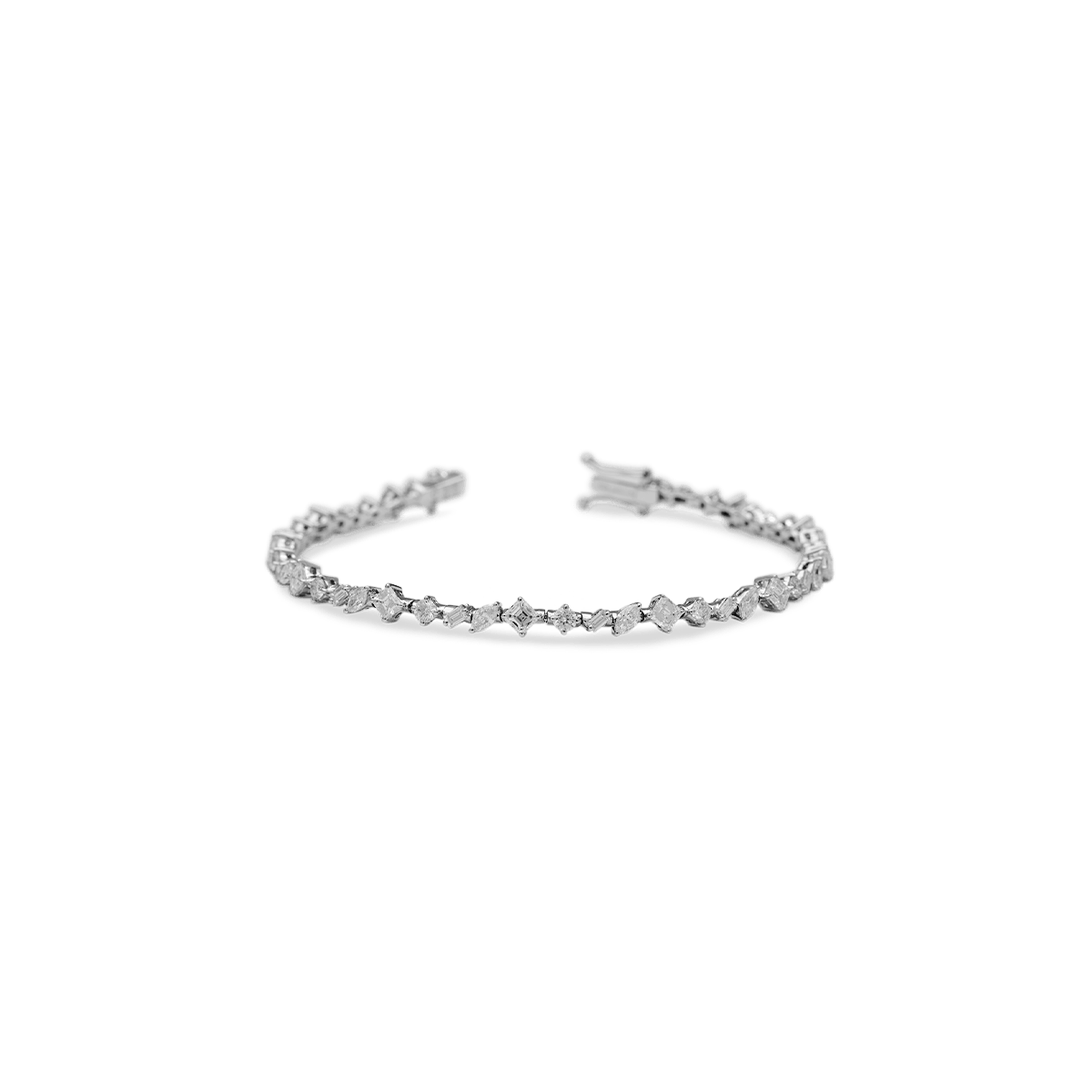 18K Weißgold Armbänder Diamant - Tennis Misti
