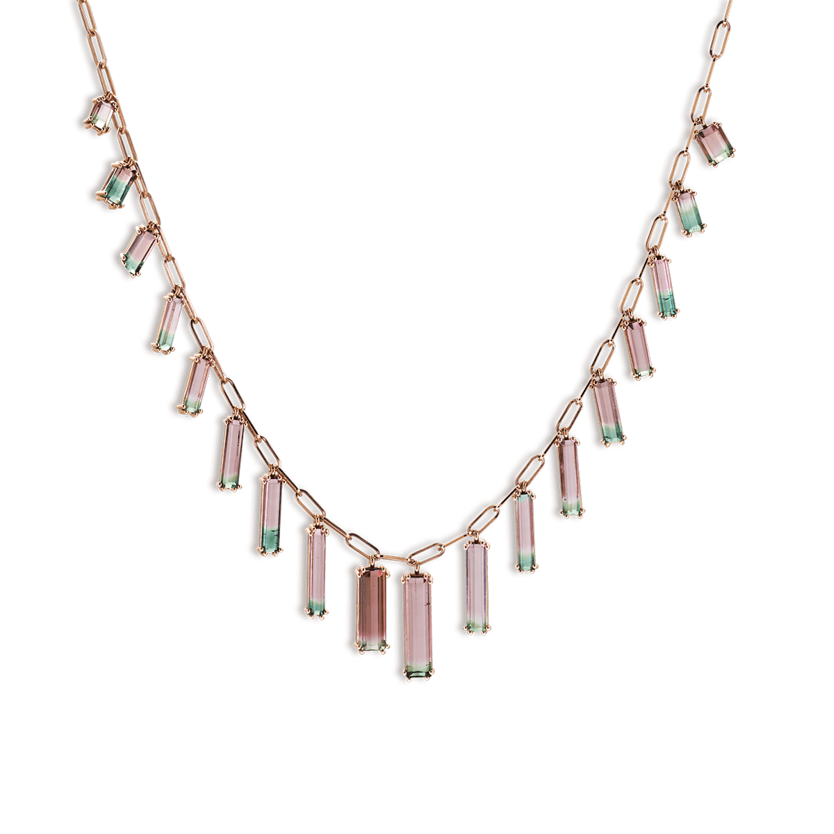 18k Rose Gold Necklaces & Pendants Tourmaline - Dandelion