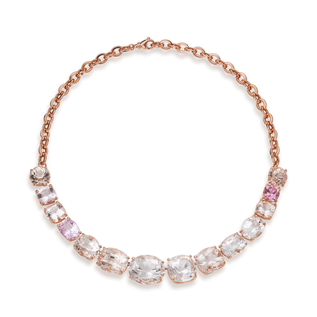 18k Rose Gold Necklaces & Pendants Topaz - Klara