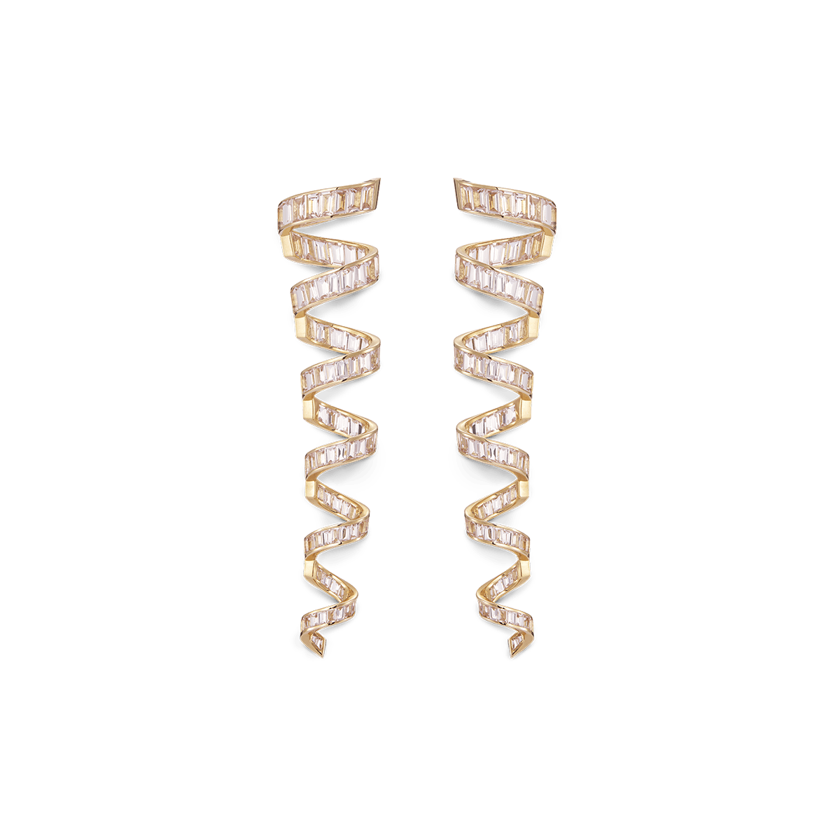 18K Roségold Ohrringe Andere - Spirale