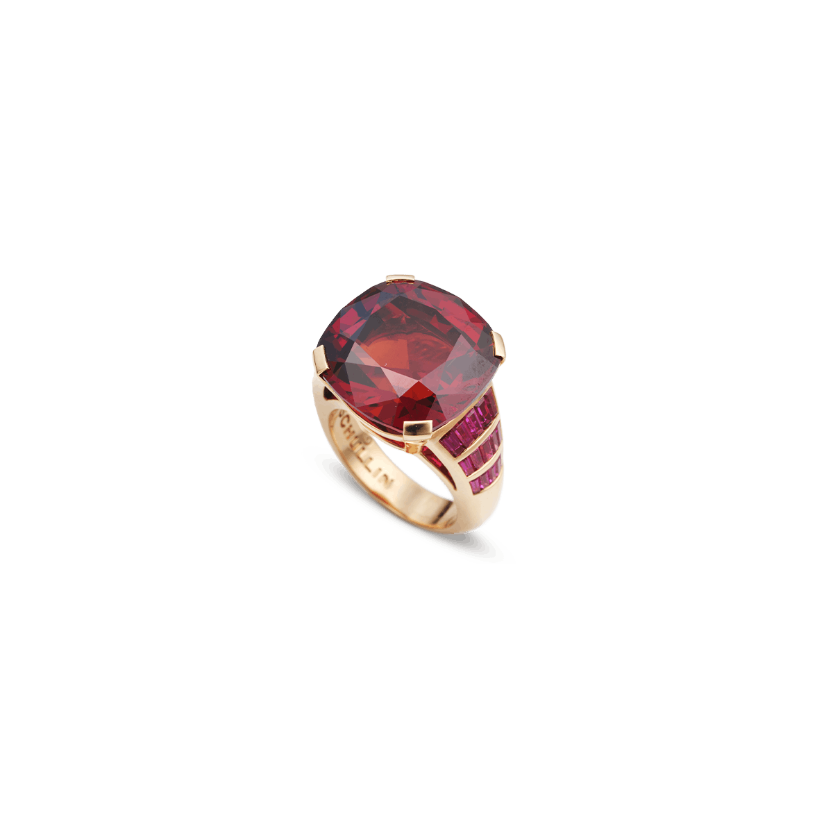 18k Rose Gold Rings Ruby - Crimson
