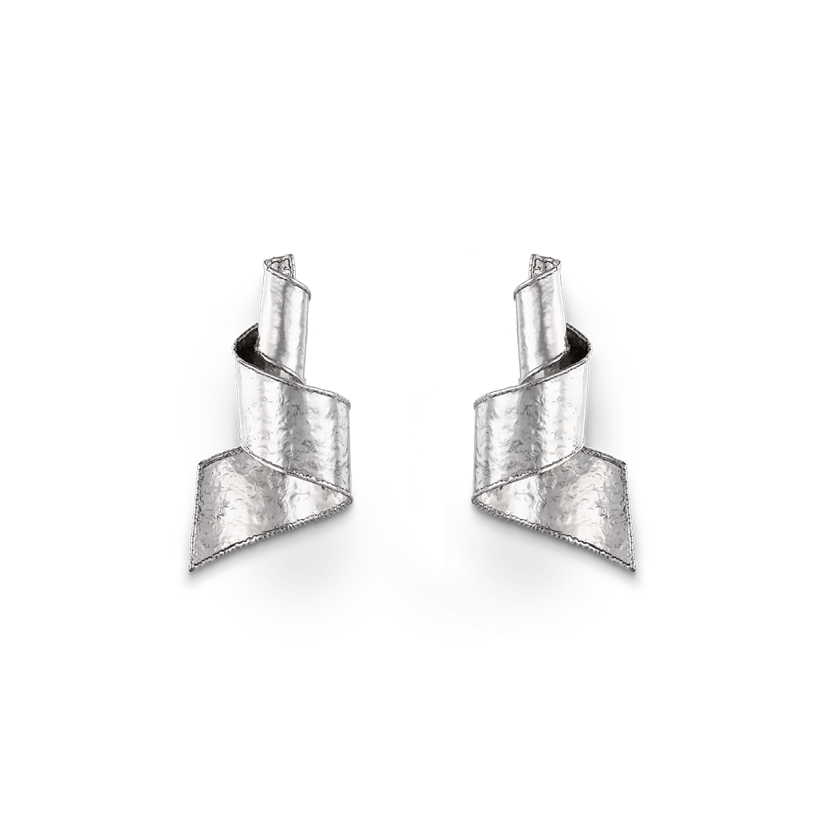 18k White Gold Earrings None - Conca blanc