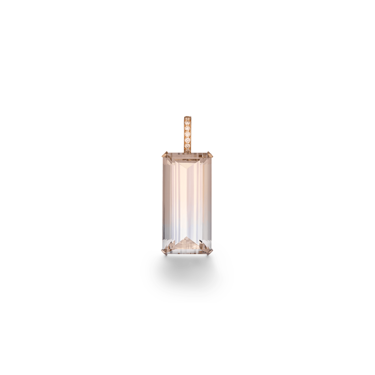 18K Gelbgold Colliers & Anhänger Diamant und Topas - Briony