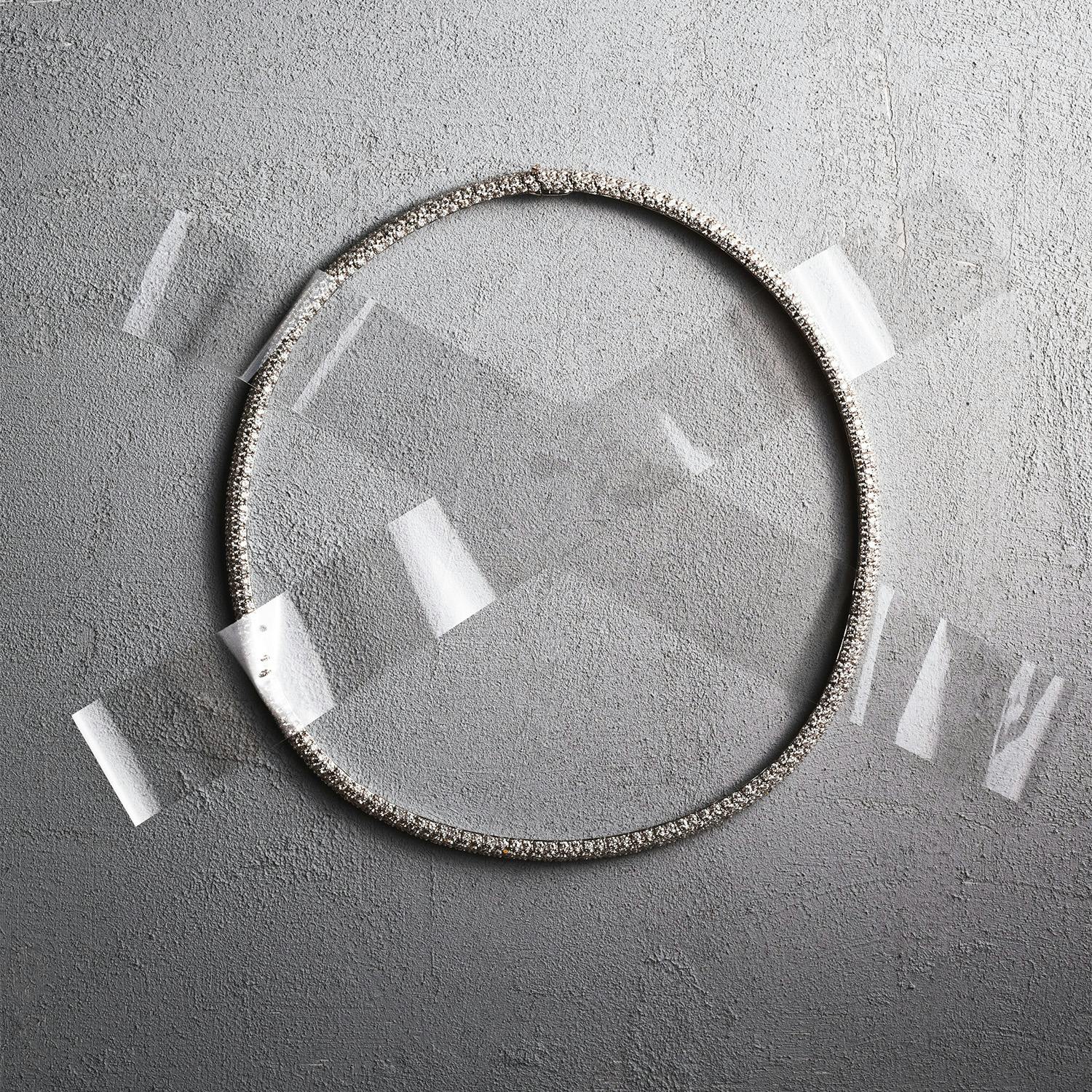 18k White Gold Necklaces & Pendants Diamond - Tennis fisso